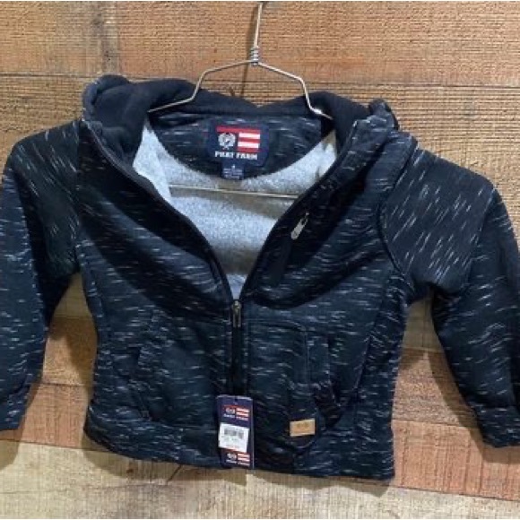New With Tags Boys Full Zip Hooded Jacket by Phat Farm Size 4 - Picture 1 of 7